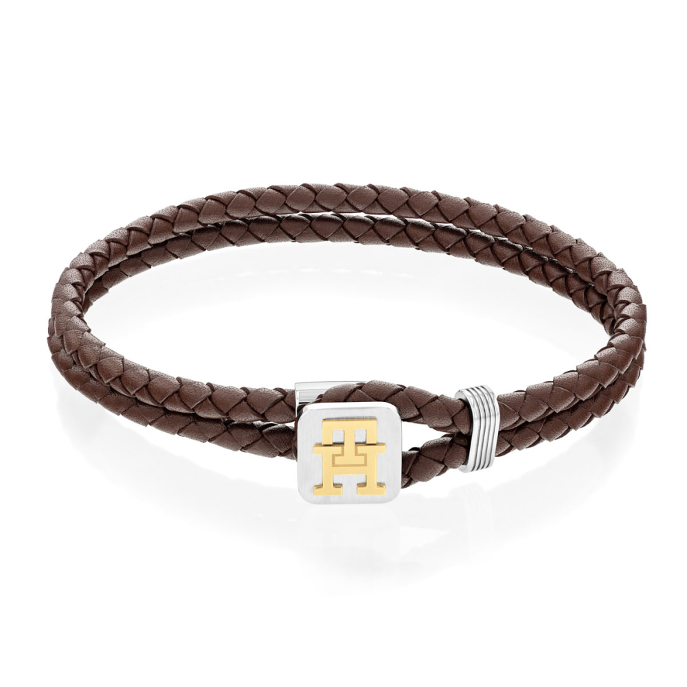 Tommy hilfiger leather bracelet on sale mens